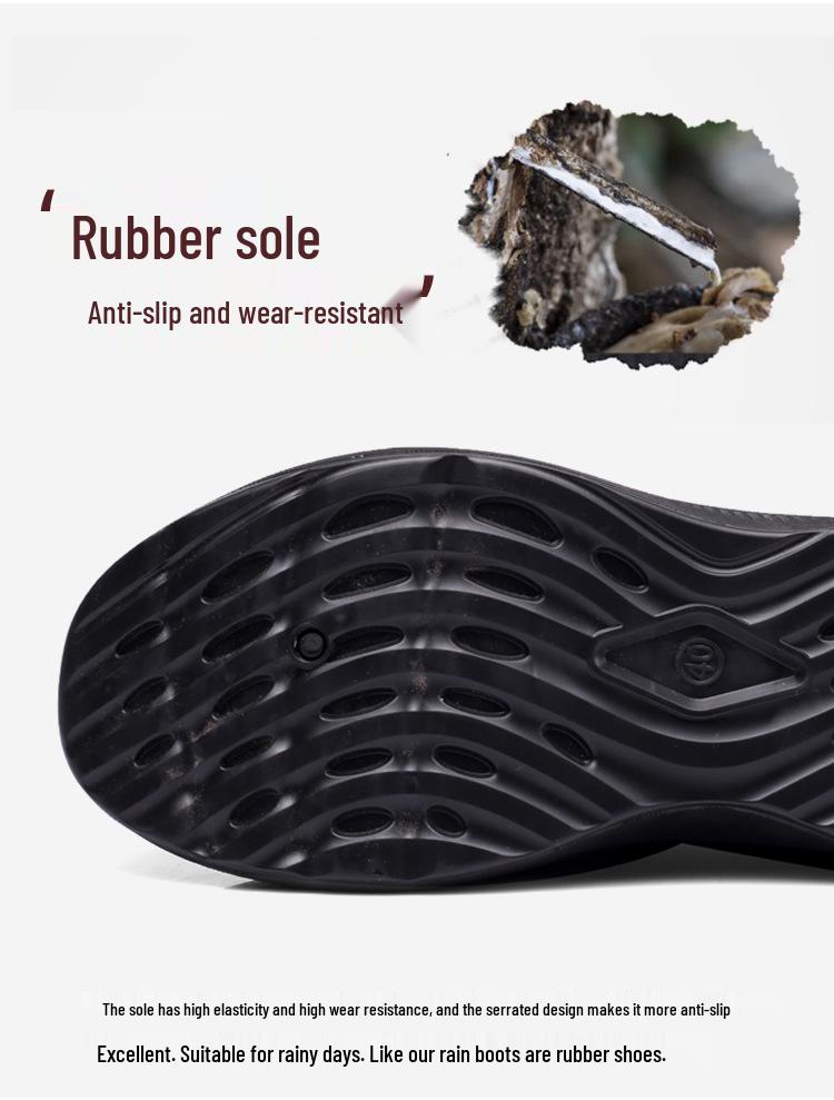 Winter Non-slip Warm Shoes for Men and Women - Thick, Velvet-lined, Waterproof, Cold-proof Cotton Shoes for Middle-aged and Elderly.