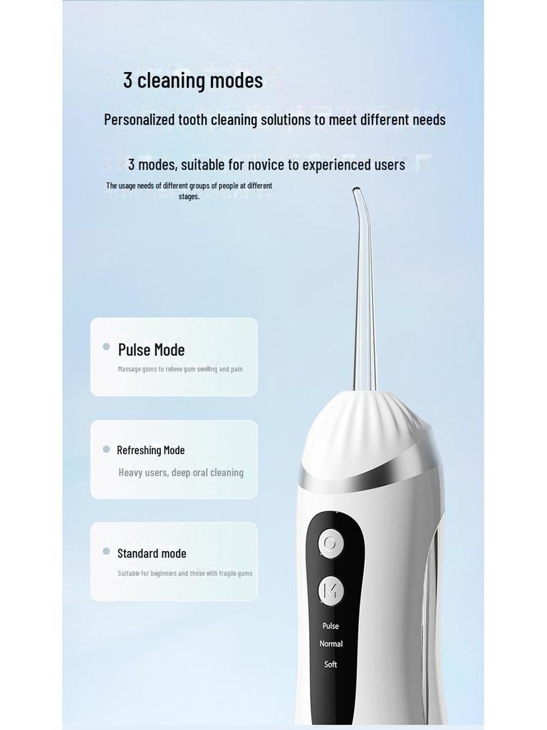 Smart Portable Electric Water Flosser: Advanced Oral Teeth Cleaning with Cross-Border Pulse Technology
