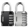 ORIA Combination Padlock 2PCS Password Locks 4 Digit Waterproof Outdoor Lock For Door Suitcase Bag Package Cabinet Locker Window