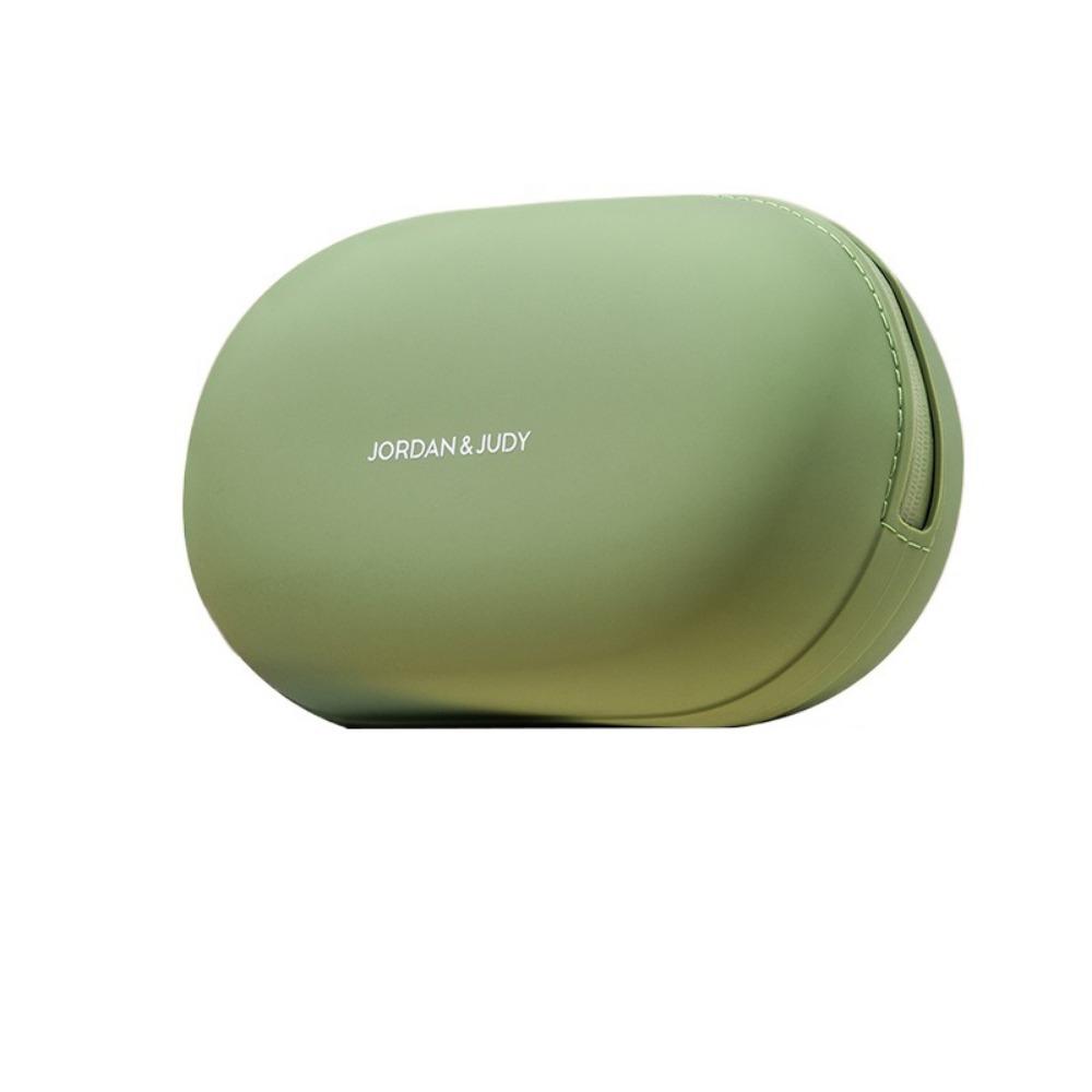 

Moisture-proof Cosmetic Storage Bag Large Capacity Wash Bag Cute Silicone Cosmetic Bag for Home зелёный