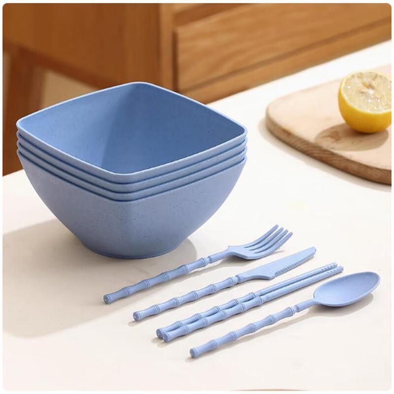 Sheng Bilai Deep Square Disposable Tableware Set