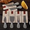 Titanium-Plated Stainless Steel Cheese Knife and Fork Set
