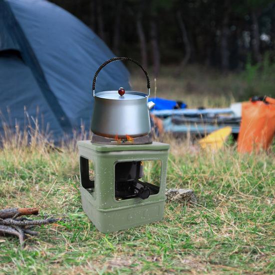 Portable Kerosene Stove Lightweight 10-Wicks Camp Stove Heater Outdoor Cooking BBQ Picnic Camping Hiking 3-5 Person Kerosene Furnace Burner