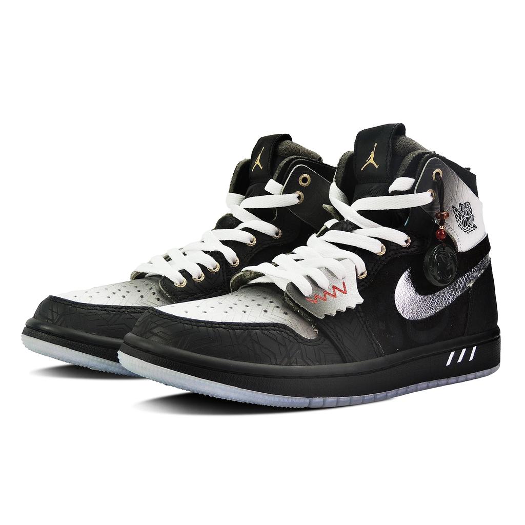 Jordan Air Jordan 1 Shadow High Top Vintage Basketball Shoes Unisex Black White DQ0659-700(Team128-S-BOX)