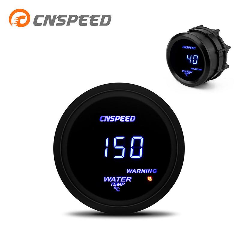Car Auto 2" 52mm Digital Led Temp Gauge With Water Temperature Sensor 40-150 Celsius Meter With Joint Pipe Sensor Adapter 1/8NPT