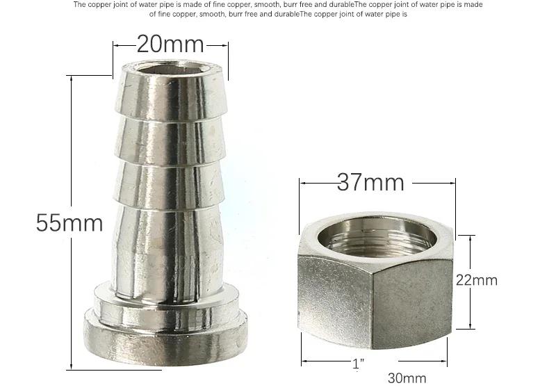 Hose Barb Nipple 304 Stainless Steel Pipe Fitting Air Water Gas304 Hose Adaptors Adapter For Vacuum Fittings Stainless Steel