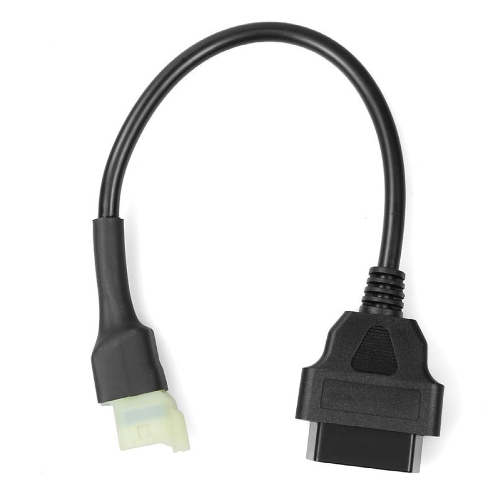 4PIN Male OBD2 Connector Cable Extension Cable Male To Female OBD2 Cable For Honda Motorcycles