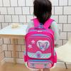 The new schoolbag for primary school students in grades 4-6 is casual, and the backpack is large-capacity to protect the spine
