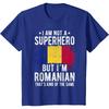 T-shirt Bandiera Romania Sono Rumeno Grafica T-Shirt per Uomo Abbigliamento Casual Estate Palestra Sport Top Magliette Donna Manica Corta