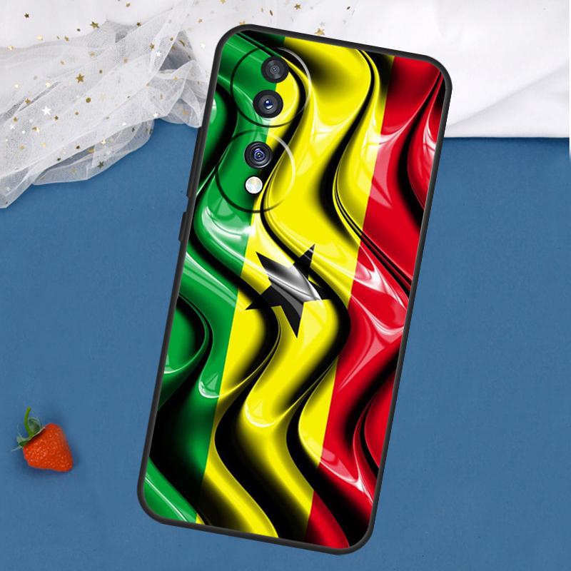 Ghana Flag Case For Honor Magic 8 5 6 7 Pro 200 400 50 70 90 Lite Win RT X8c X8b X9a X9b X9c X9d Cover