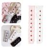 Baby Girls Long Tube Socks Spring Autumn Summer Thin Kids Strawberry Printed Socks Over Knee Length Stockings