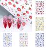 Frucht Nail Art Sticker Selbstklebend Zitrone Erdbeere Blaubeere Maniküre Dekor Aufkleber Einfach Anwendbar Zuhause