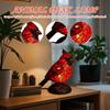 Bird Table Lamp Realistic Resin Bird Lights Decor Art Decoration Tabletop Light with Soft Glow for Dormitory Offices Desktop