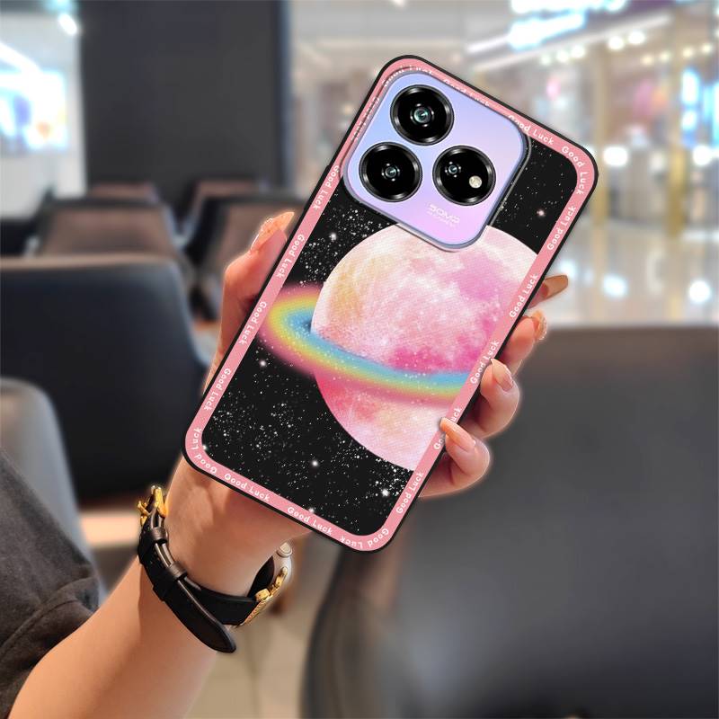 Full Wrap Cute Phone Case For ZTE Blade V60 Design/Axon 60 Lite Shockproof Silicone Durable Phone Protector Graffiti TPU