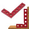 Aluminum Alloy Center Finder Tool 90 Degree Small Square Tool  For Woodworking and Carpenters