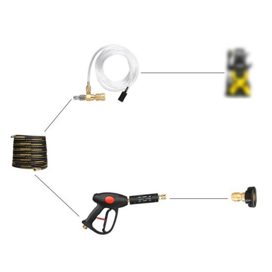 Cheap 3/8 Inch Adjustable Chemical Soap Injector Syphon Hose Set for