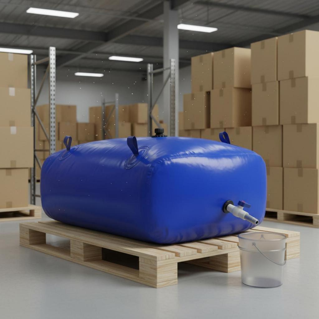 Foldable Water Tank Bottom Outlet PVC Bag Screw