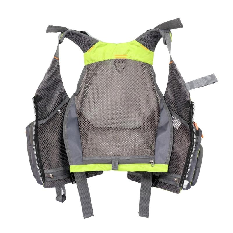 Multi Pokcet Waistcoat Jackets with Breathable Mesh Trout Fishing Gear Fly Fishing Vest Outdoor Stream Fishing Accessory