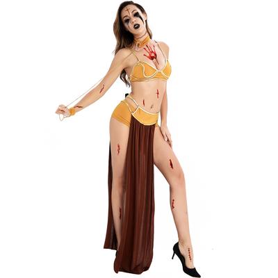 Halloween Princess Leia Show Costume Cospay Adult Cosplay Uniform Set