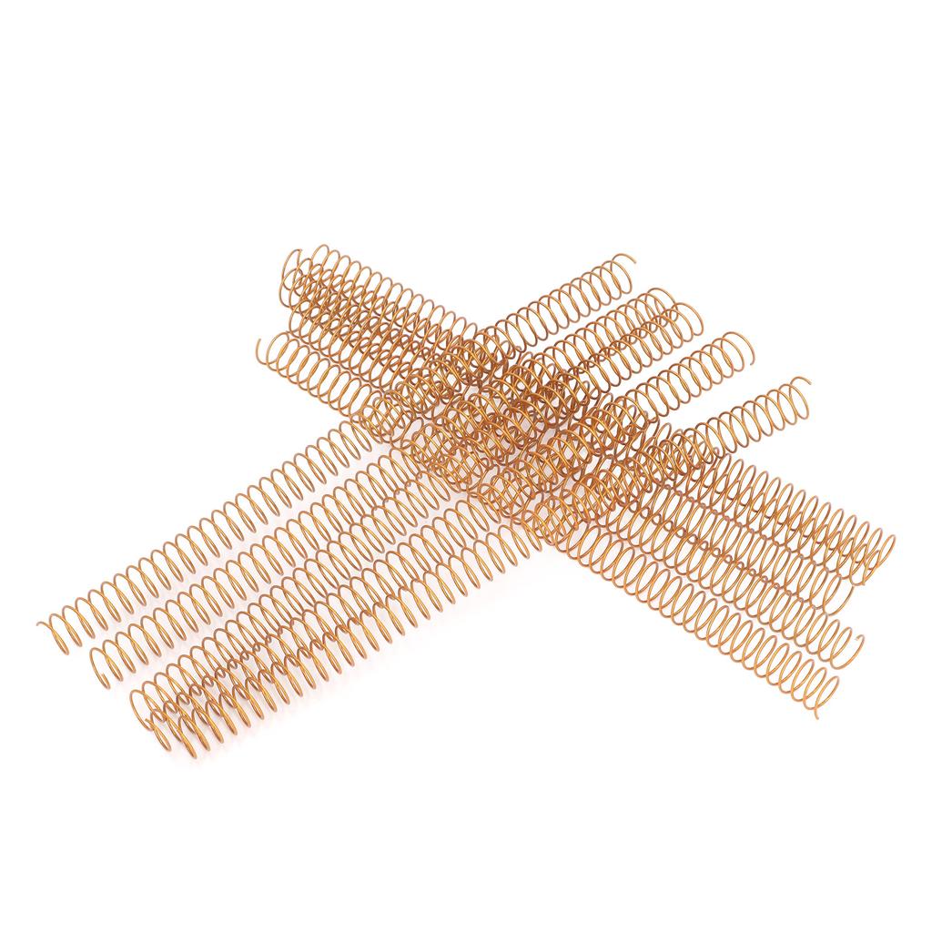 100 PCS Binding Spiral 16mm Diameter 48   4:1 Pitch 140 Sheet Capacity   Spiral Binding Coil