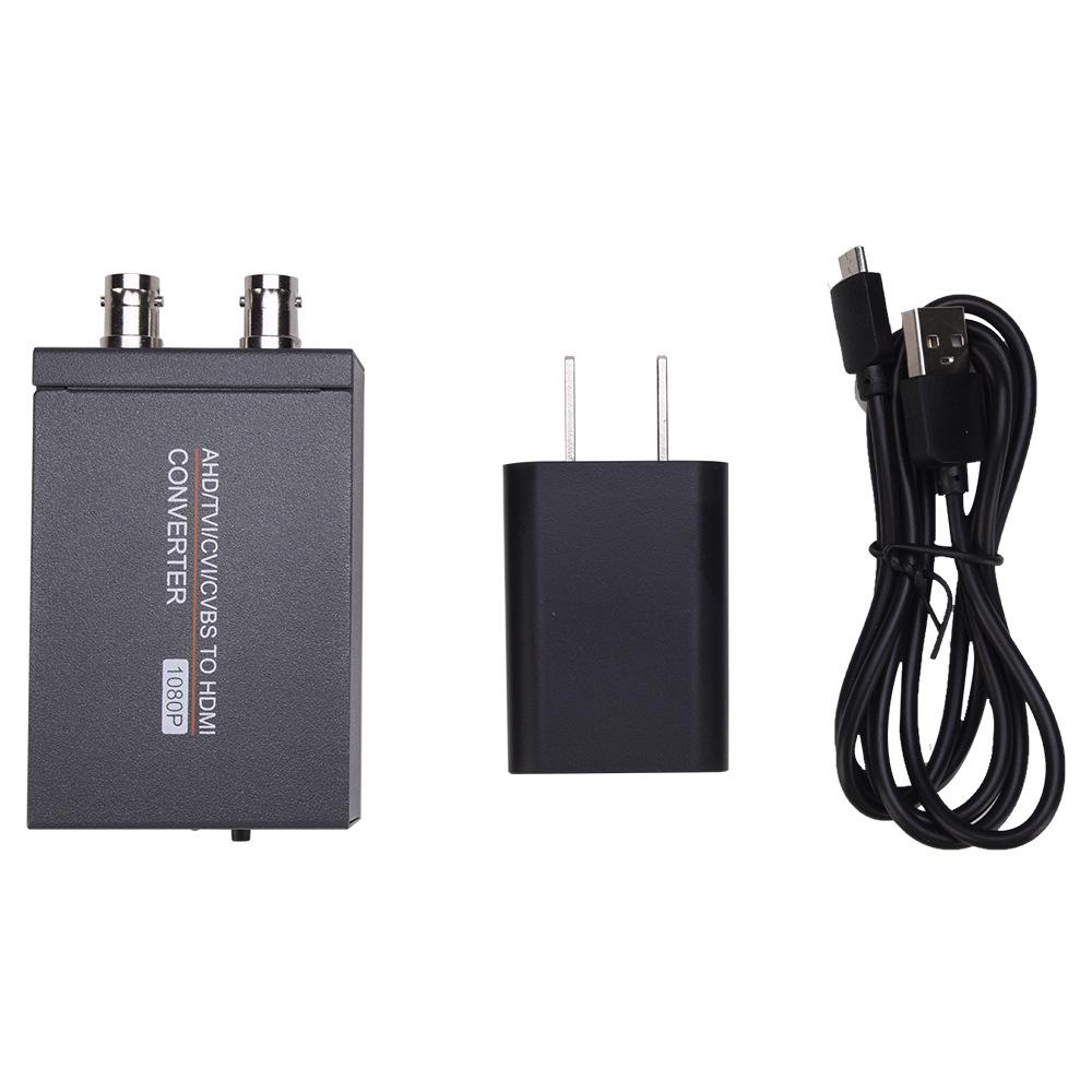 1080P HD BNC Camera Signal Converter with Loop Out: AHD/TVI/CVI/CVBS To HDMI