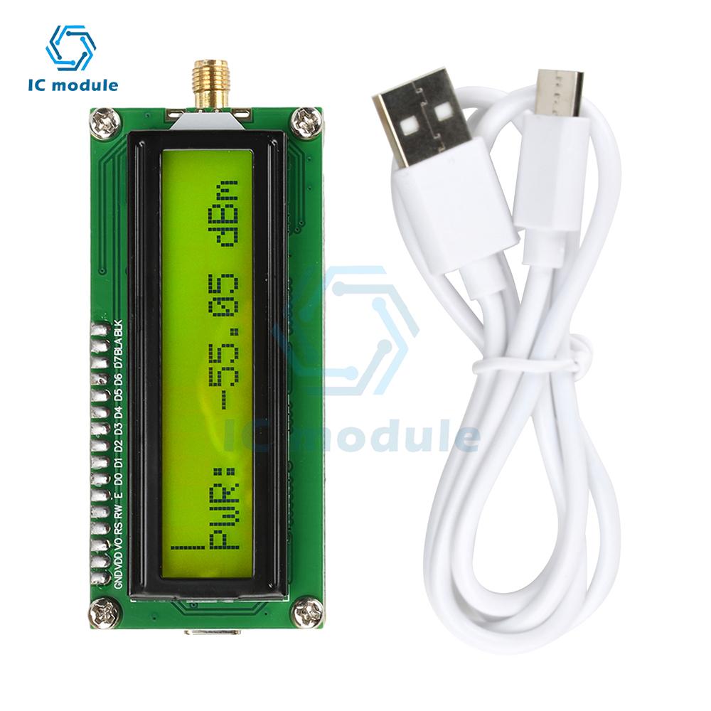 DC 4.5V-5.5V 2.7G Simple RF Power Meter 5kHz-2700MHz Digital LCD Wideband Spatial Signal Detection Meter Type C