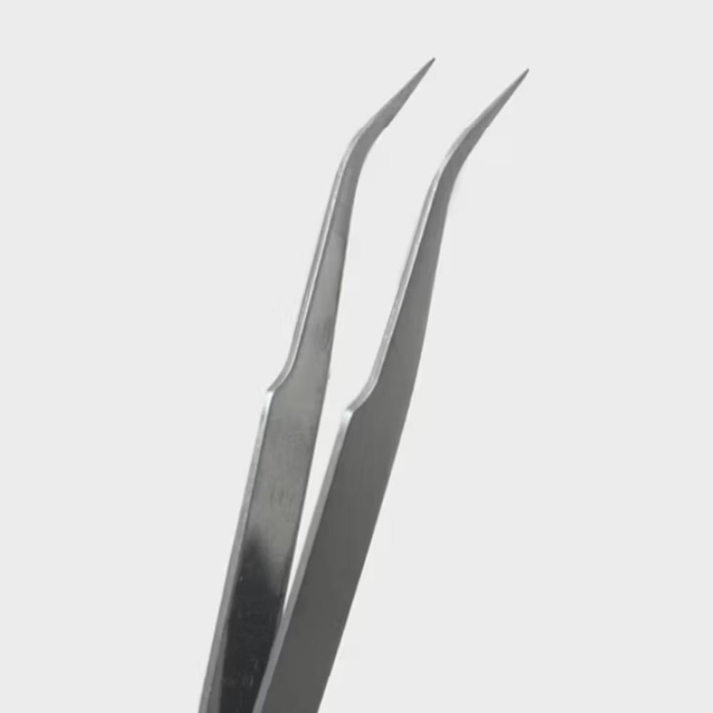 Gebogene Pinzette für Werkzeuge Lang = 135mm