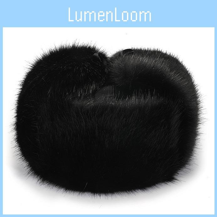 Hat Winter Mink Middle Aged Elderly Warm Thick Velvet Protection Ear