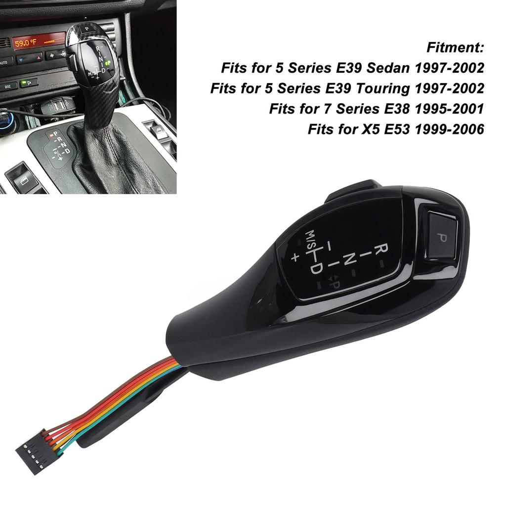 LED Gear   Knob    Lev  Head Retrofit Kit with Engine Start Stop Button for 5 S ies E39 7 S ies E38 LHD