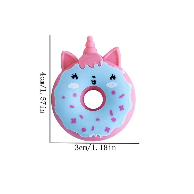 1pc Donut Shape Eraser, Creative Toilet Eraser for Daily Use