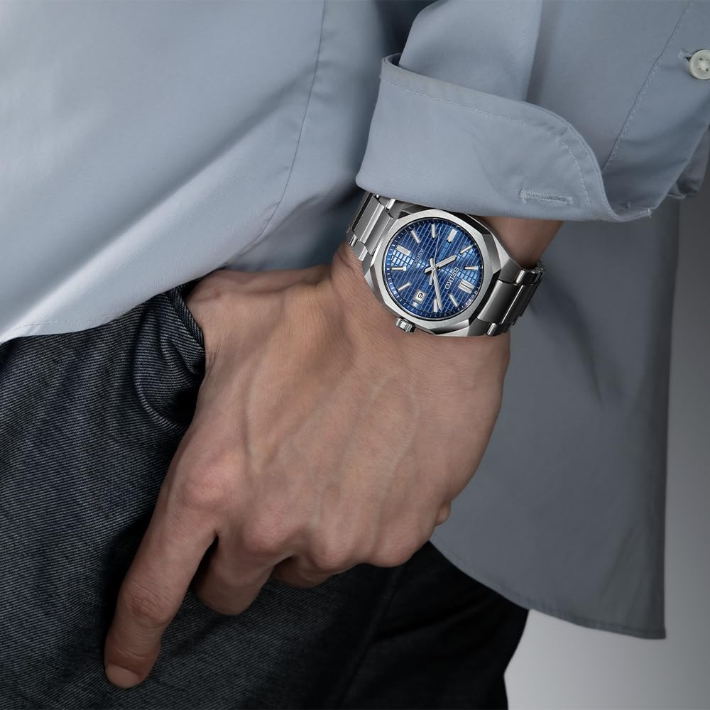 ASTRON SBXY061 with Date Pure Titanium Case and Blue [Seiko Watch] Japanese-made Men's Wristwatch, Solar-powered Radio-controlled, Calendar, Band,