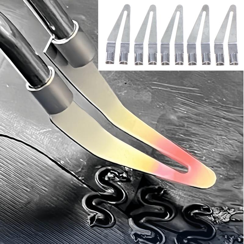 3/5/10Pcs Welding Smoothing Tip Hot Stapler Repair Tool 45 Degree Elbow Design For Car Bumper Plastic Repair Welding Tools
