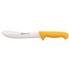 Butcher Knife - ARCOS - Prof 292600 - NITRUM Stainless Steel - 20 Cm Blade - Yellow Ergonomic Handle