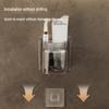 Punch-Free Wall-Mounted Bathroom Set: Toothbrush Holder & Mouthwash Cup Storage Rack
