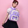 Bag Soft School Polyester Lining Simple Design Middle Class Children Travel Bags