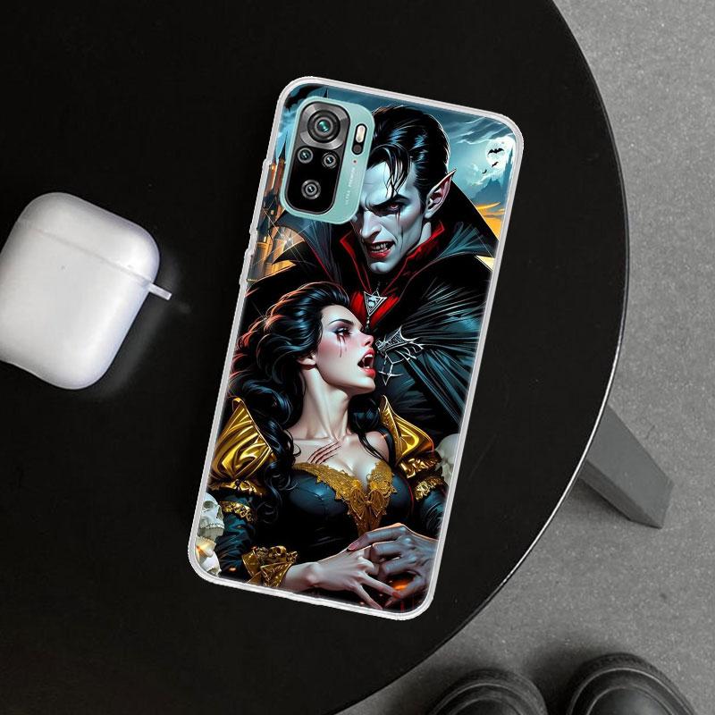 Gothic Vampire Scarlet Art Phone Case Cover for Xiaomi Redmi Note 15 14 13 12 11 Pro Plus 14S 12S 11S 11T 11E 10S 10 Customized