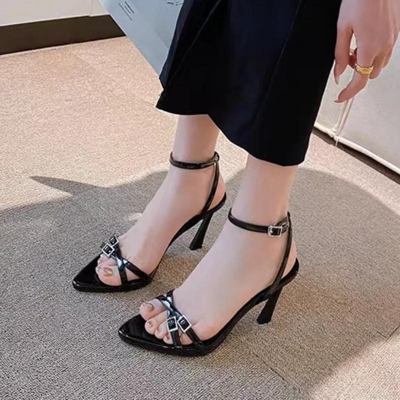 Fashion Pumps Open Toe Sandals for Women Pvc Luxury Summer Anti Slip Hot Woman Shoes 2025 Comfortable Offers Footwear Sales Wholesale