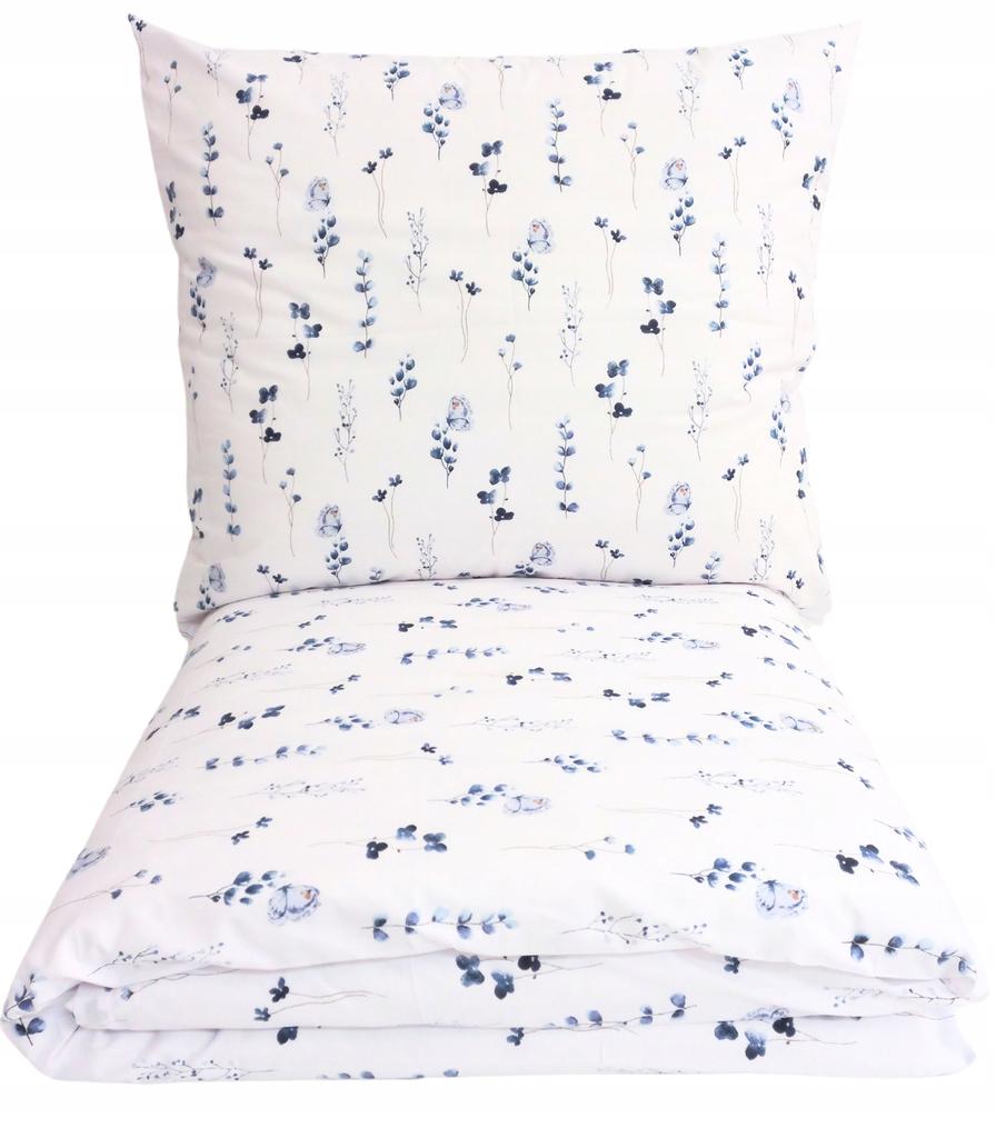 Pościel bawełniana 160x200 kwiaty komplet producent mocna 100% bawełna