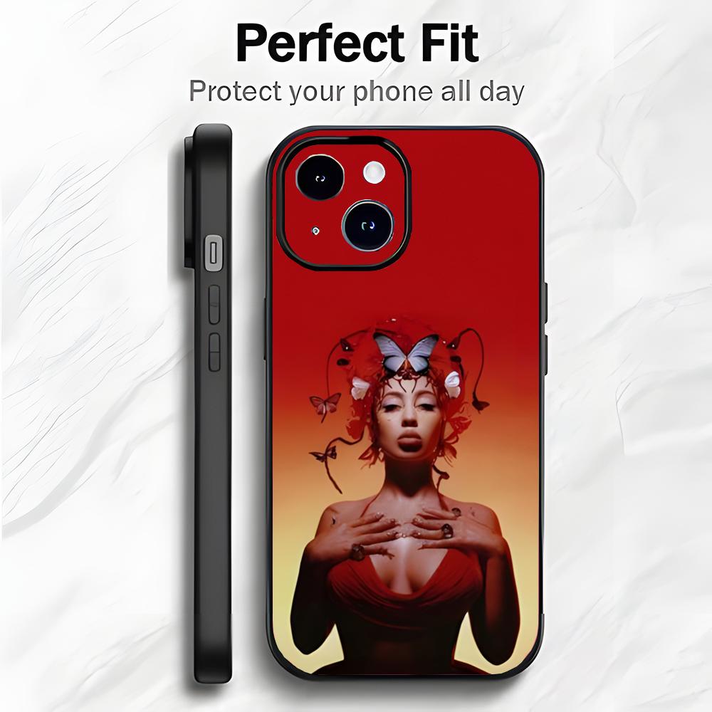 Smooth Cool Latin Singer K-Kali Uchis Phone Case Phone Case Soft Packaging Lightweight For iPhone17 16 15 14 13ProMax