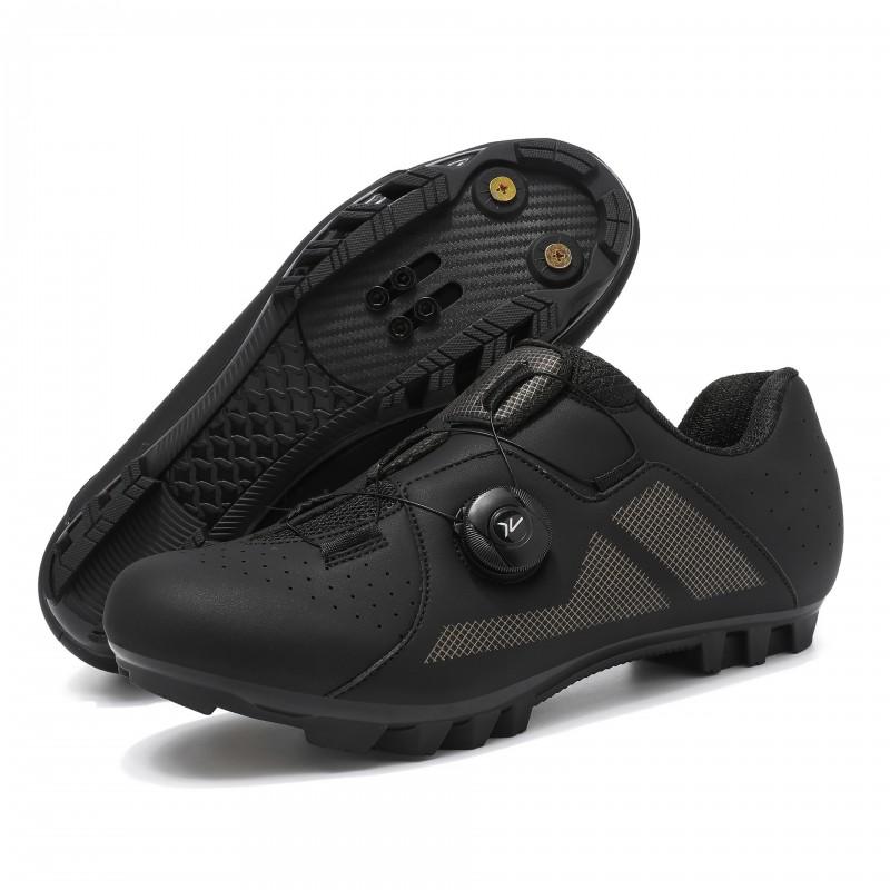 Breathable Cycling Shoes Men Women Road Bike Mountain No-Lock Lock Pedal Options Large Size 36-48