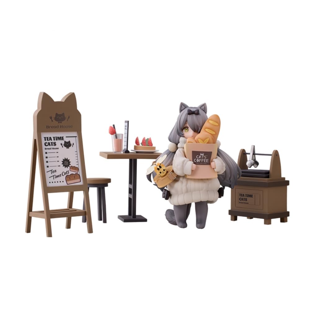 

Tea Time Cats Series Guest Cat British Shorthair Ver. Non-scale PVC & ABS Painted Complete Figure