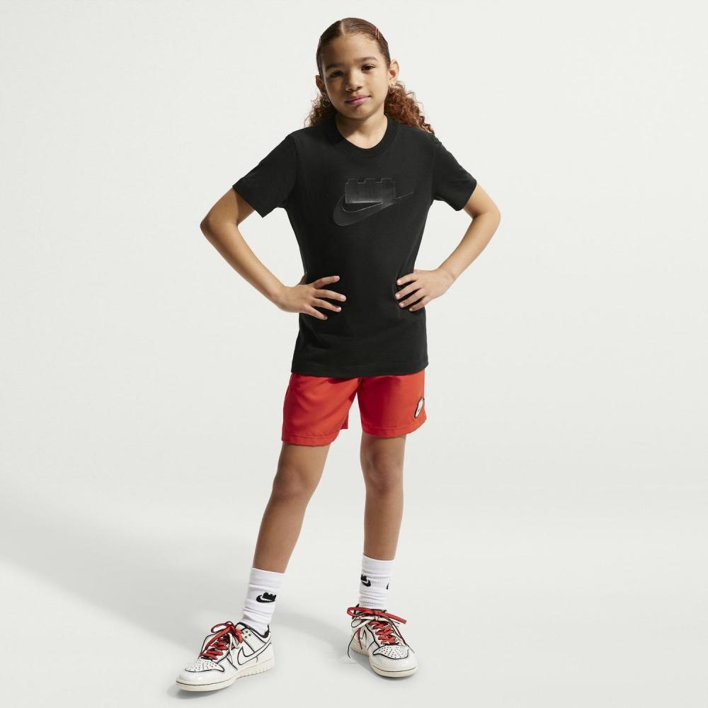 NiKe K NiKe X Коллекция Lego Футболка чернЫЙ Io1960 010 130