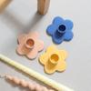 Keramisk Ljusstake Tecknad Blomma Formad Ljusstake Skrivbordsförvaring Tillbehör Ljusstake Heminredningstillbehör