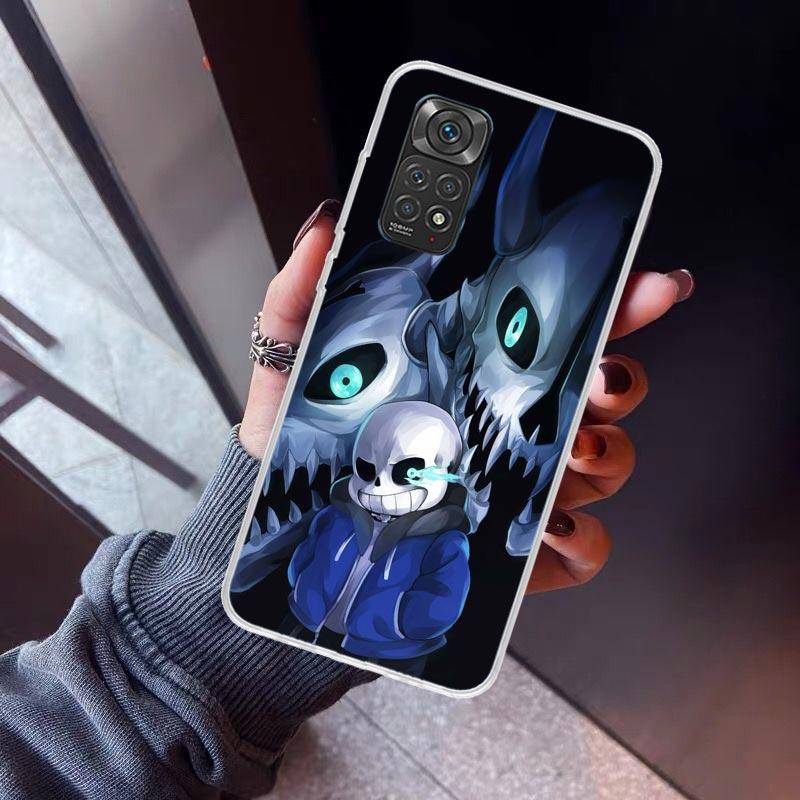 Undertale Papyrus Sans Doggo Phone Case For Xiaomi Redmi Note 15 14 14S 13 12S 12 Pro Plus 11S 11 10S 10 4G Cover 11E 11T 5G Pri
