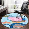 Peppa Pig George Underwater Adventure Chair Mat - Round Carpet Home Decor, Office Gift, Suitable for Bedroom, Living Room, Various Rooms0271b