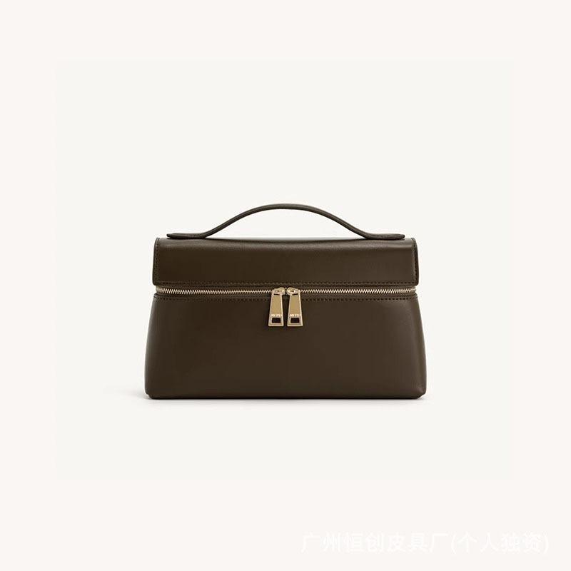 High-end Fashion Lunch Box Women's Bag Simple and Versatile Portable Small Square Bag New Popular Shoulder Messenger Bag Women