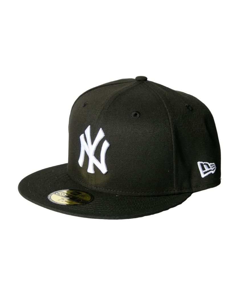 New Era 59FIFTY New York Yankees Black Size 7 Cap, & White, 1/8" [Used]