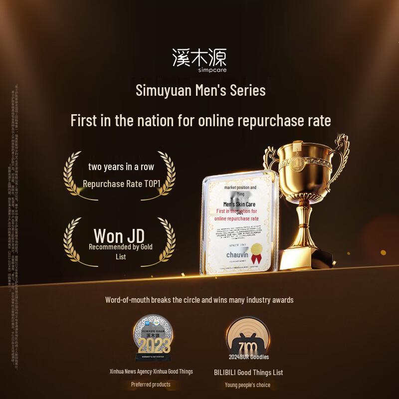 SIMPLOVE Men's Oil Control Hydrating Skincare Set