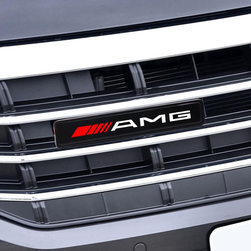 Car LED Front Hood Grille AMG Emblem Badge Decorative Light Accessories For Mercedes-Benz C180 E320 E400 E260 E300 W108 W124 W126 W140 W168 W169 W176