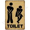 Retro Wall Art Bar Accessories Mancave Tin Sign Room Luxury Home Decor Item Decorations Metal Signs Vintage Metal Plates Posters